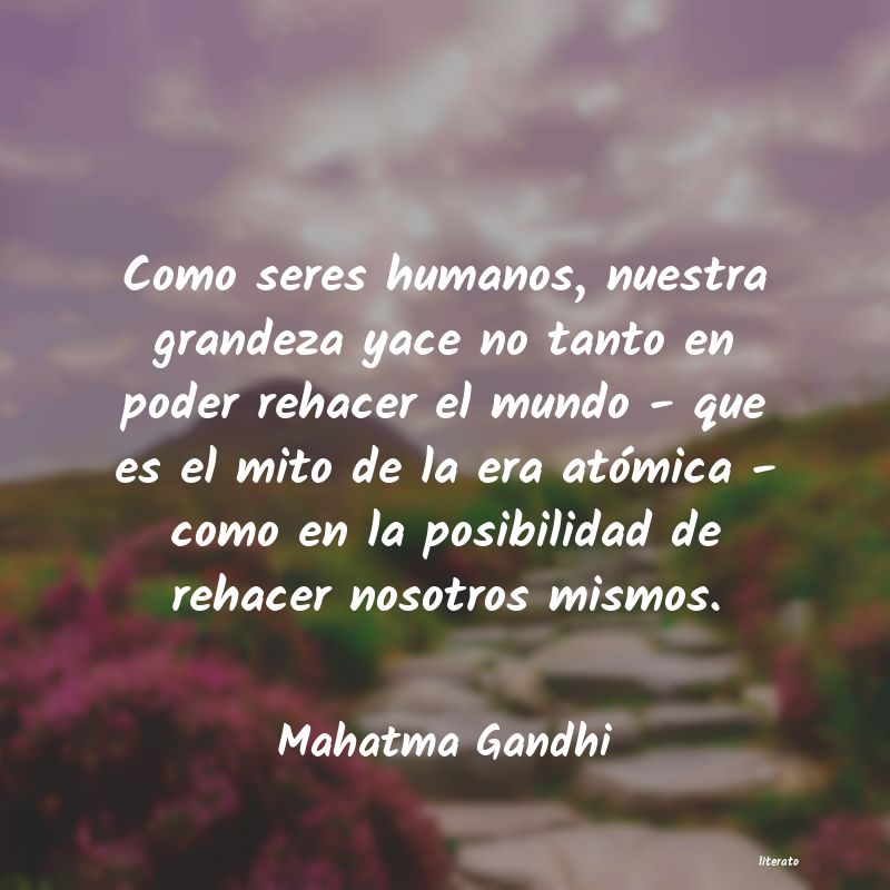 Frases de Mahatma Gandhi