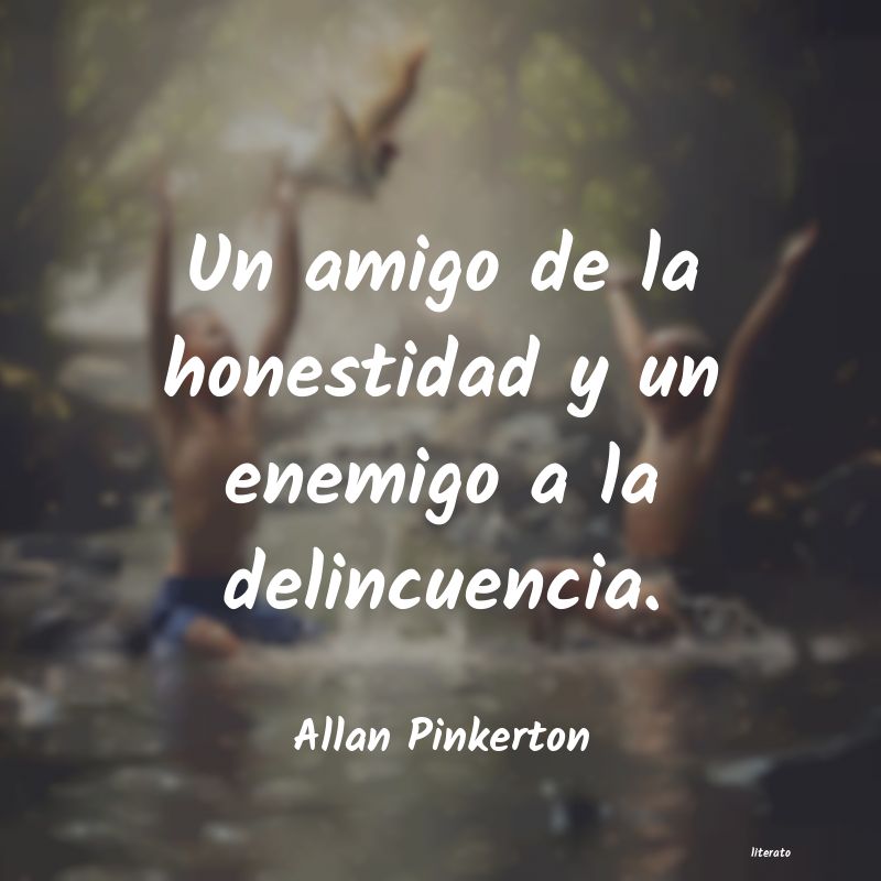 frases de Allan Pinkerton