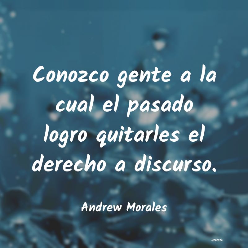 Frases de Andrew Morales