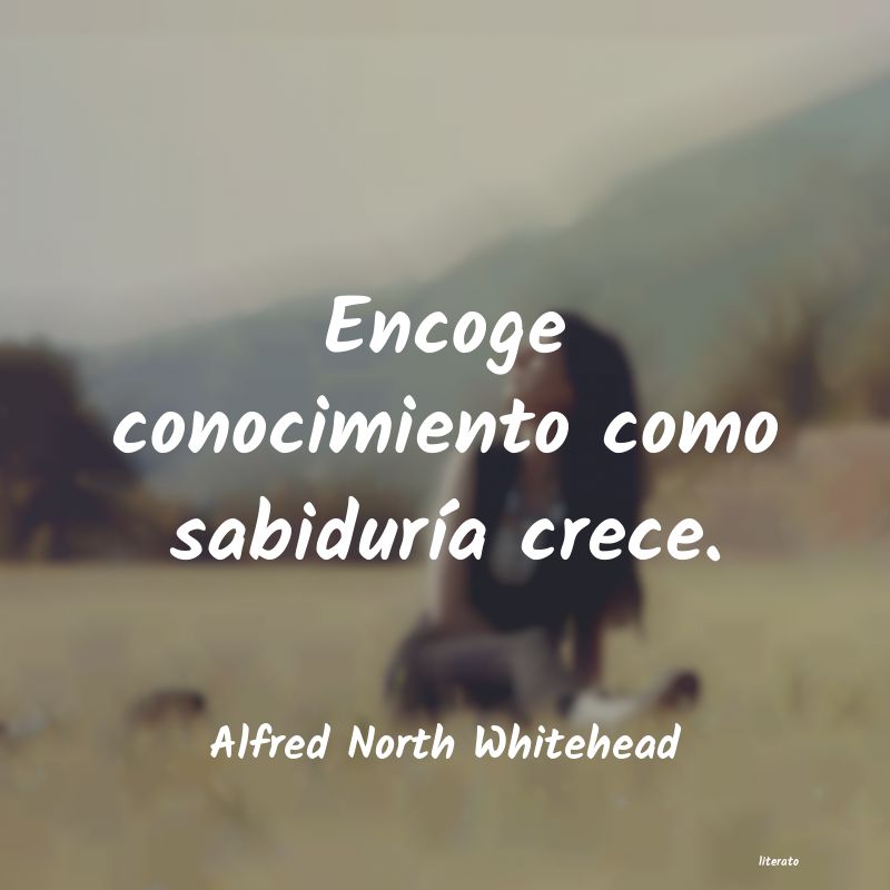 Frases de Alfred North Whitehead