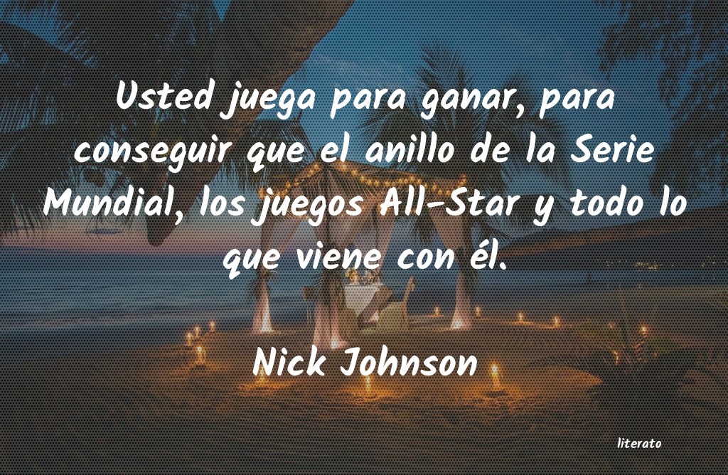 Frases de Nick Johnson