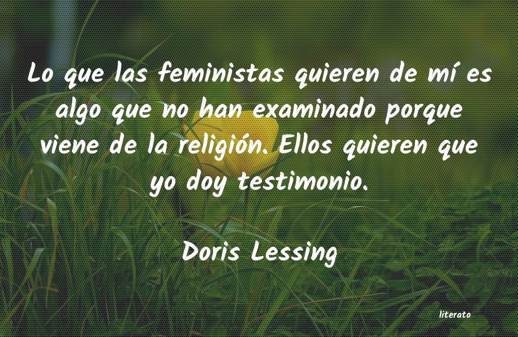 Frases de Doris Lessing