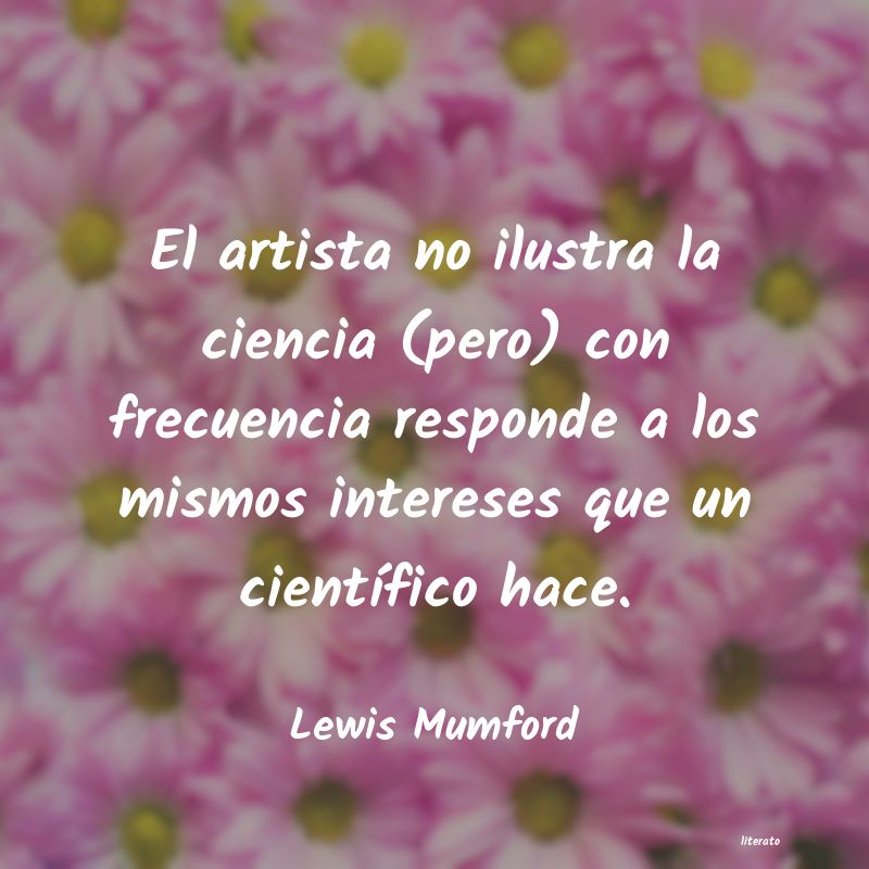 frases de Lewis Mumford