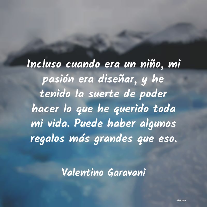 frases de Valentino Garavani