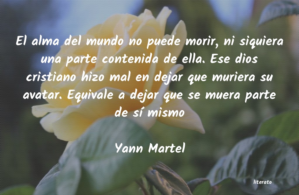 frases de Yann Martel