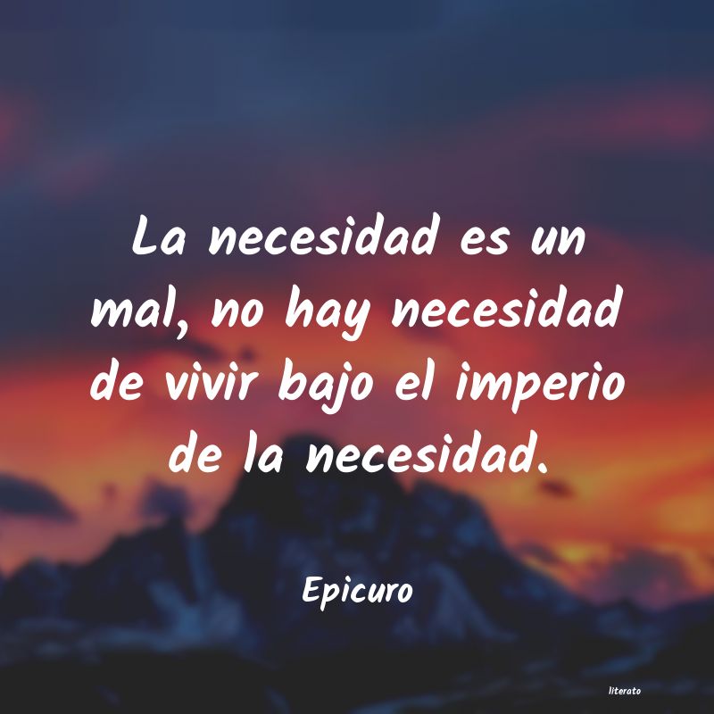 Frases de Epicuro