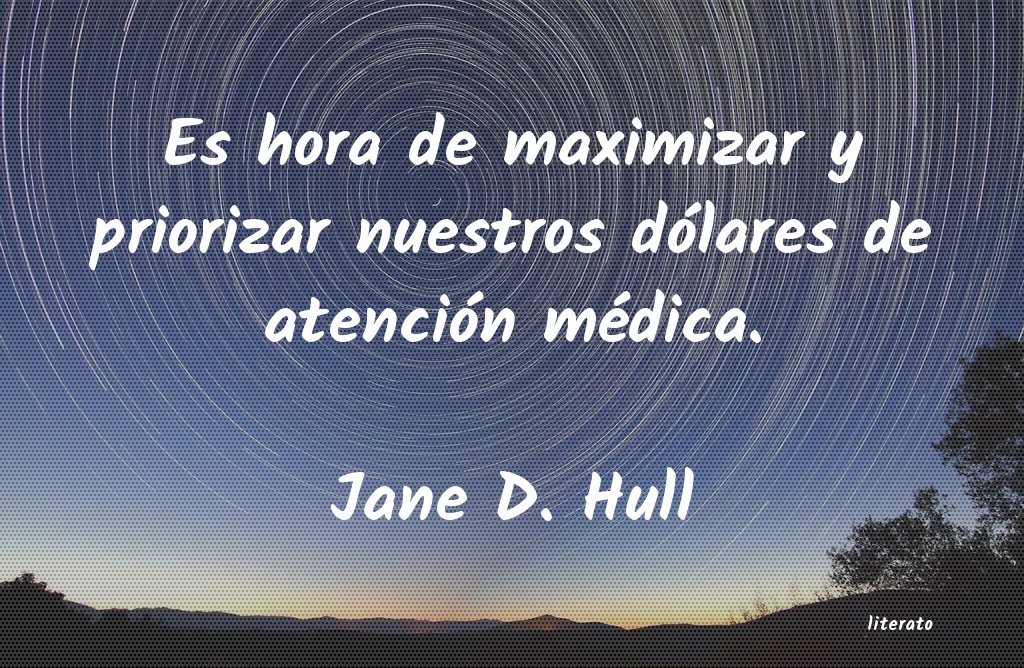 frases de Jane D. Hull
