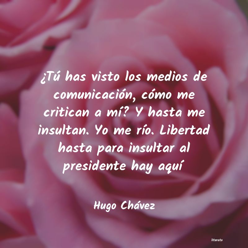 Frases de Hugo Chávez