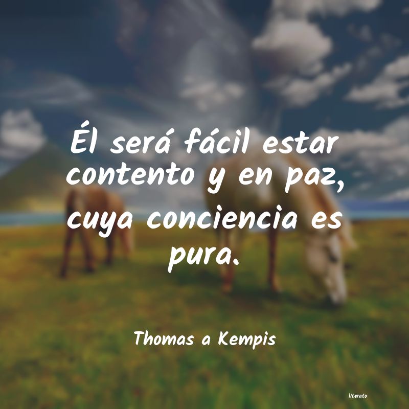 Frases de Thomas a Kempis