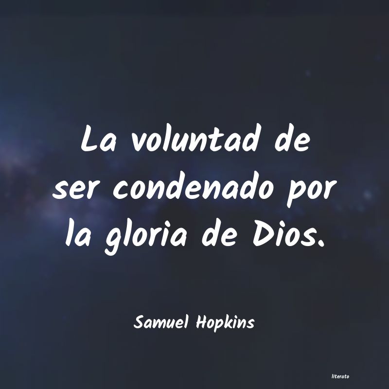 Frases de Samuel Hopkins