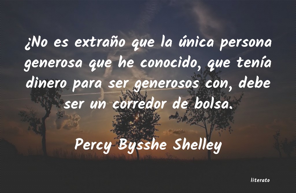 Frases de Percy Bysshe Shelley