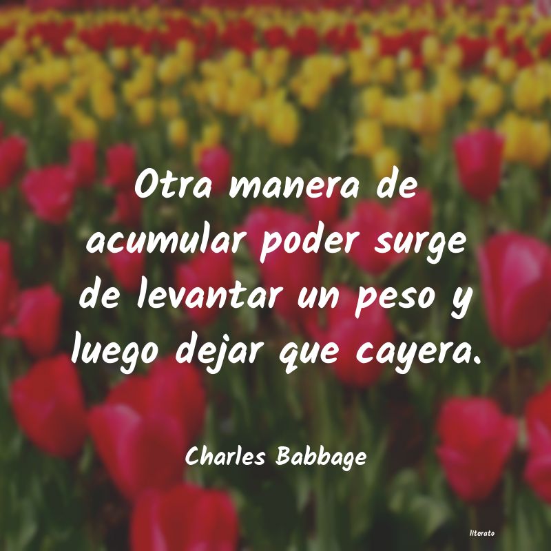 Frases de Charles Babbage