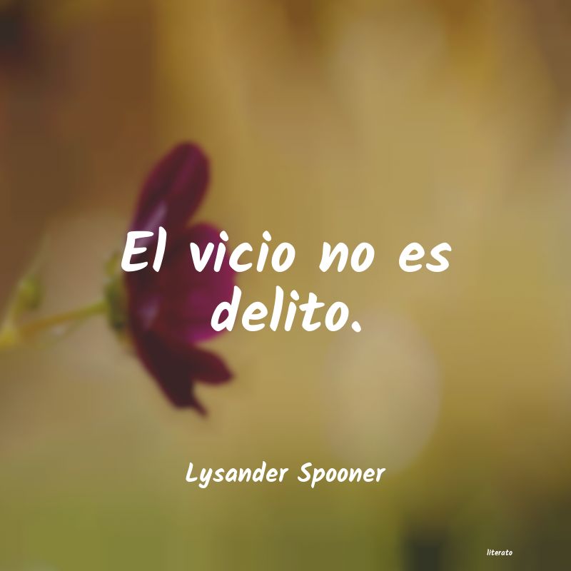 Frases de Lysander Spooner