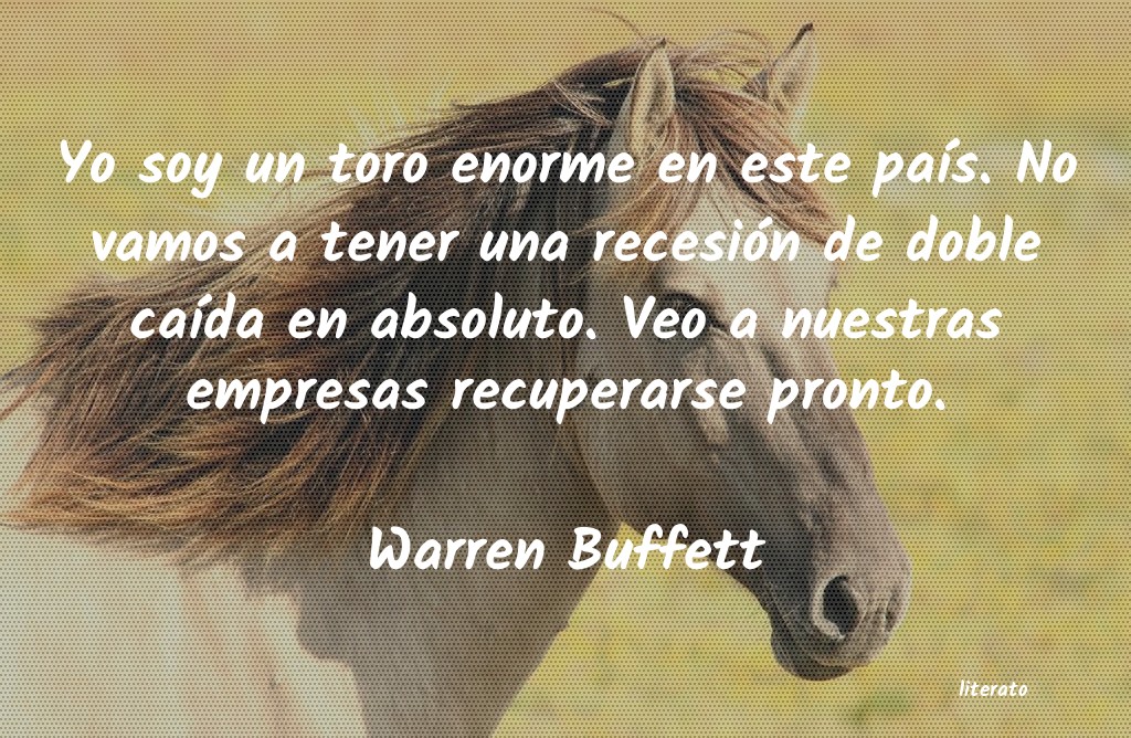 frases de Warren Buffett