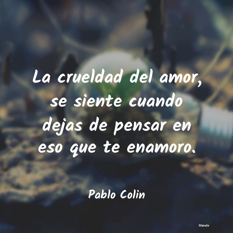 Frases de Pablo Colin