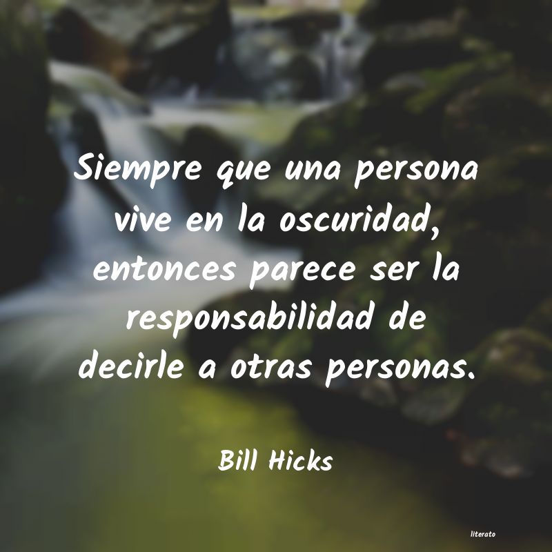 Frases de Bill Hicks