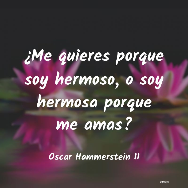 Frases de Oscar Hammerstein II