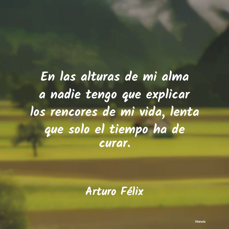 frases de Arturo Félix