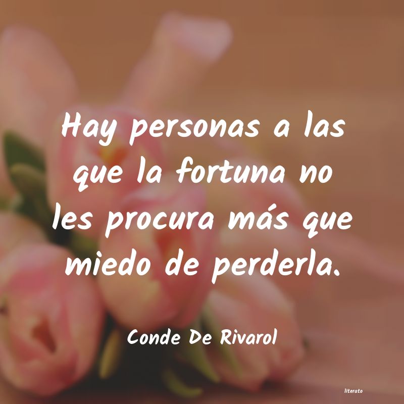 frases de Conde De Rivarol