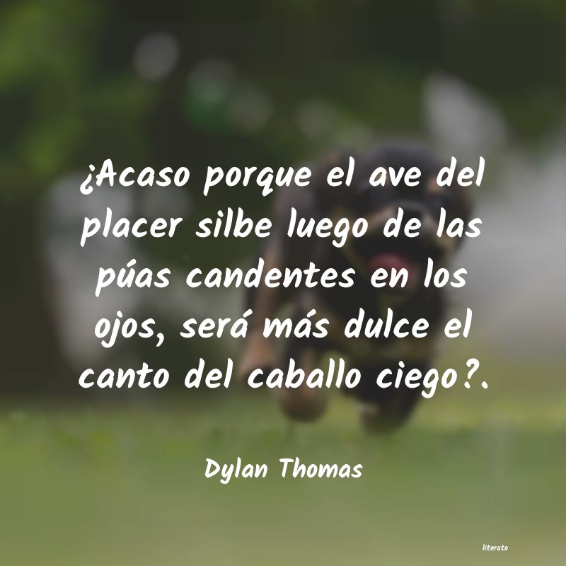 Frases de Dylan Thomas