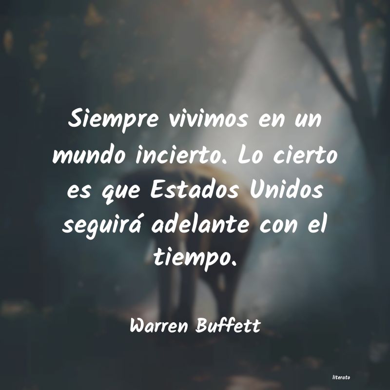frases de Warren Buffett