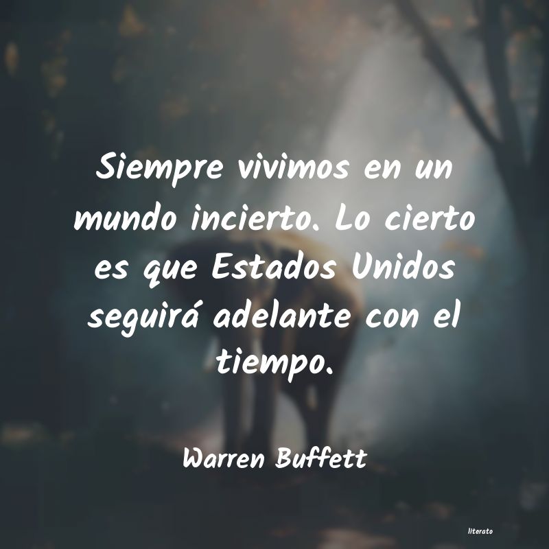 Frases de Warren Buffett