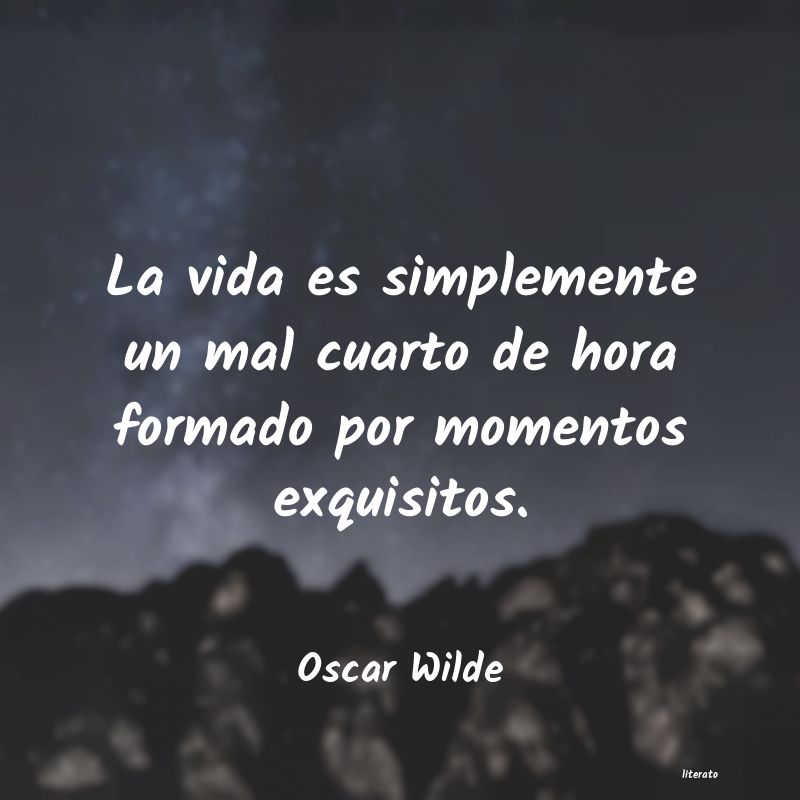 frases de Oscar Wilde