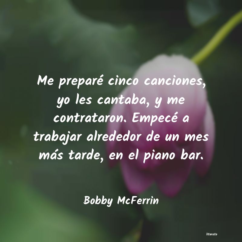 Frases de Bobby McFerrin