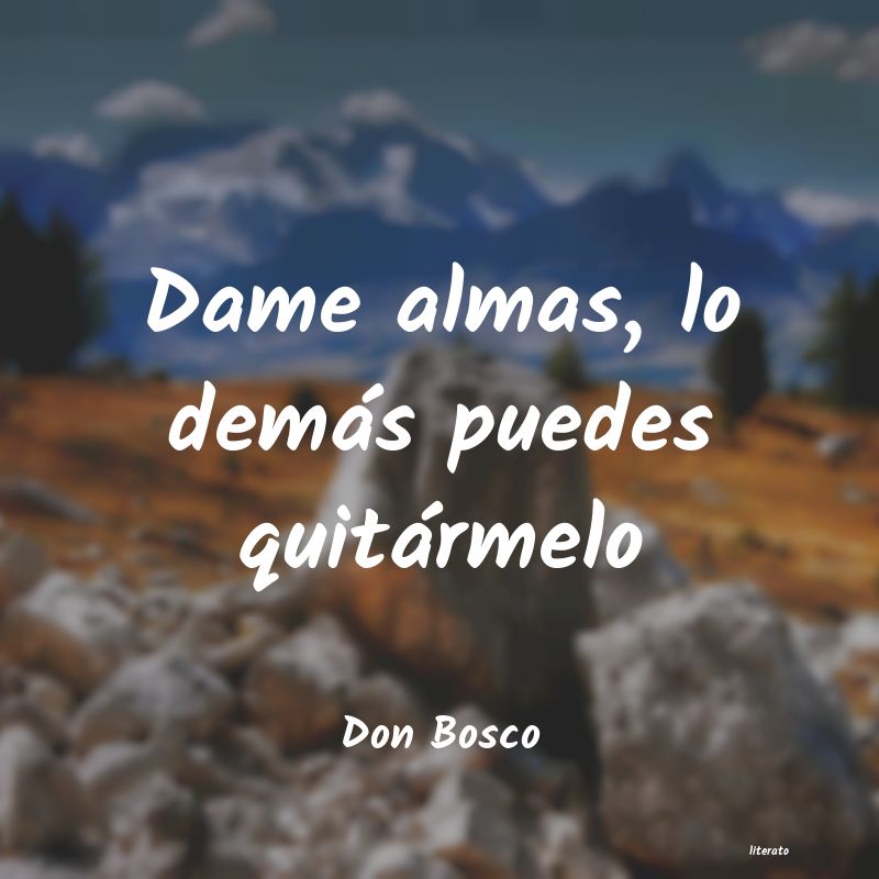 Frases de Don Bosco