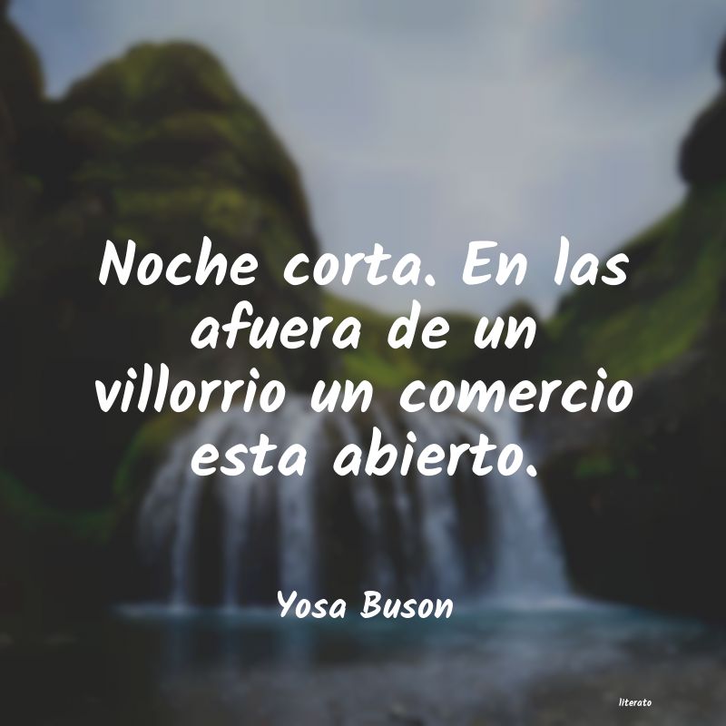 Frases de Yosa Buson