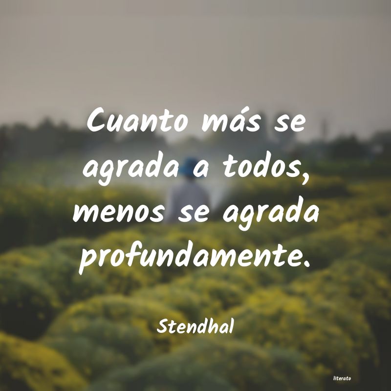 Frases de Stendhal