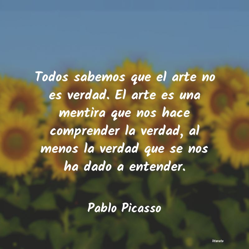 Frases de Pablo Picasso