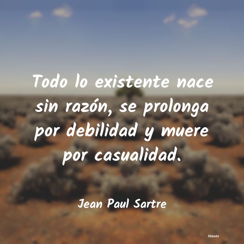 Frases de Jean Paul Sartre