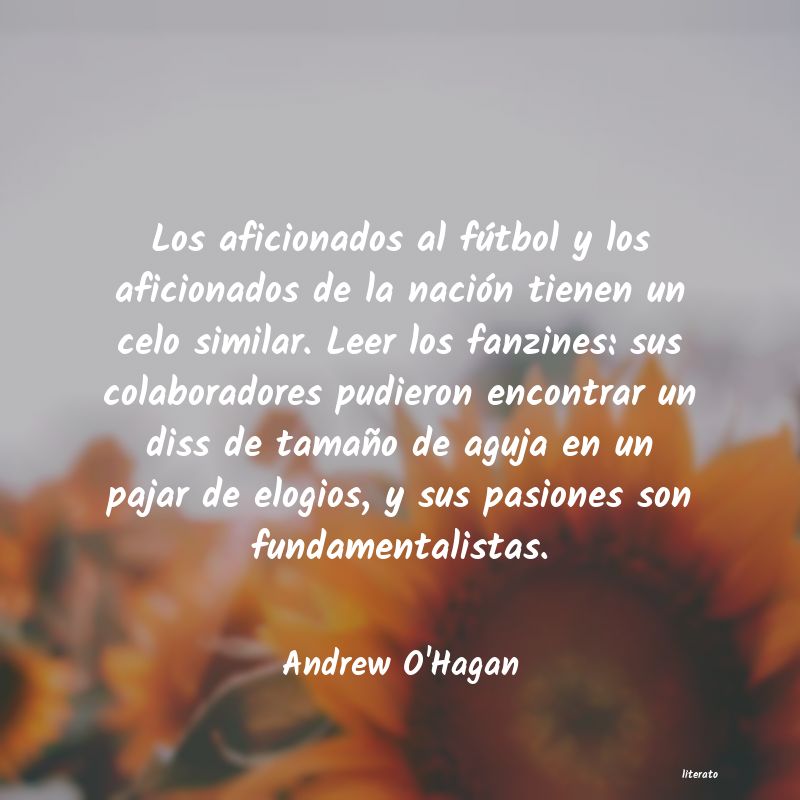 Frases de Andrew O'Hagan