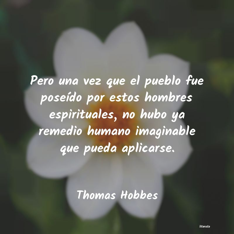 frases de Thomas Hobbes