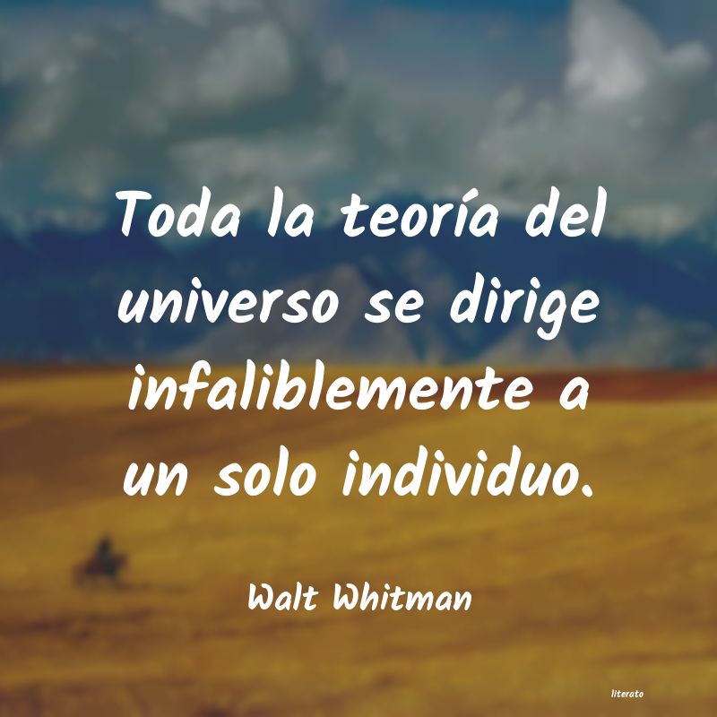 Frases de Walt Whitman