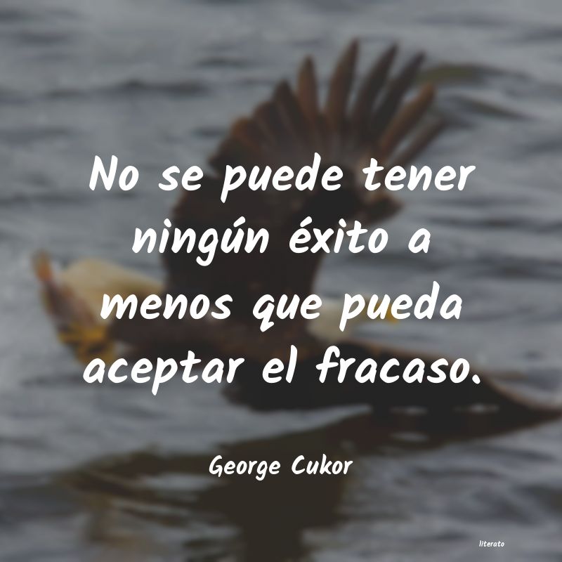Frases de George Cukor
