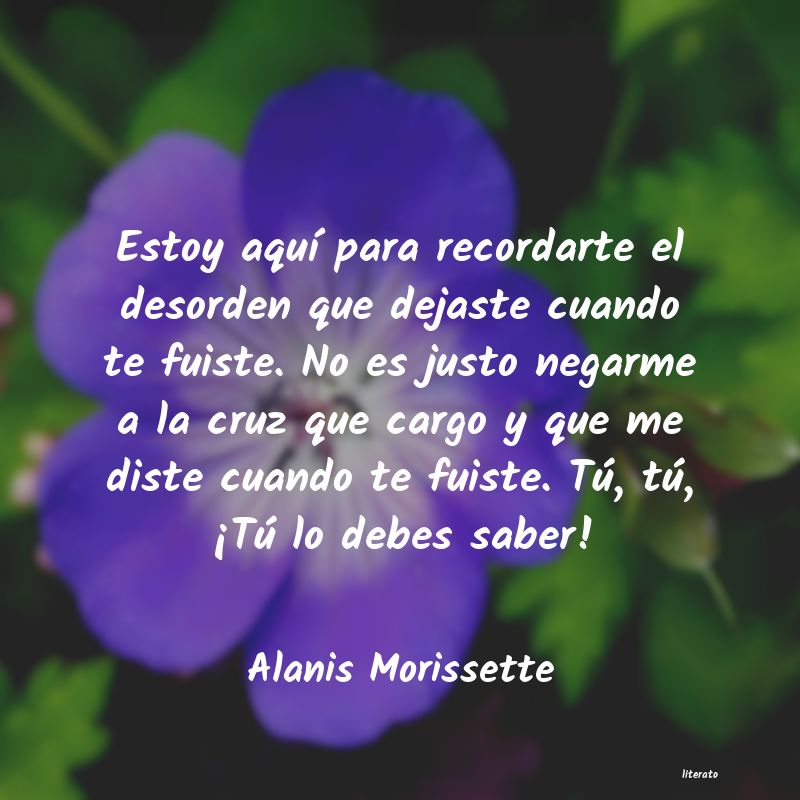 frases de Alanis Morissette