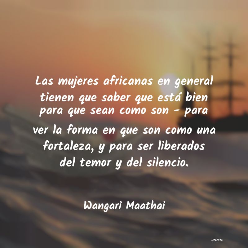 Frases de Wangari Maathai