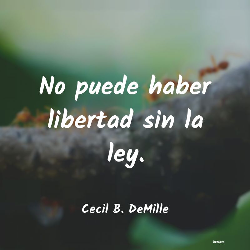 frases de Cecil B. DeMille