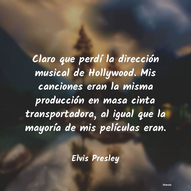 frases de Elvis Presley