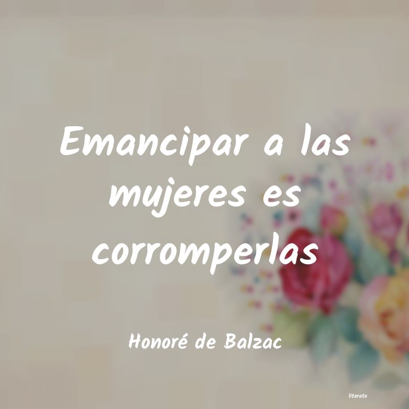 frases de Honoré de Balzac