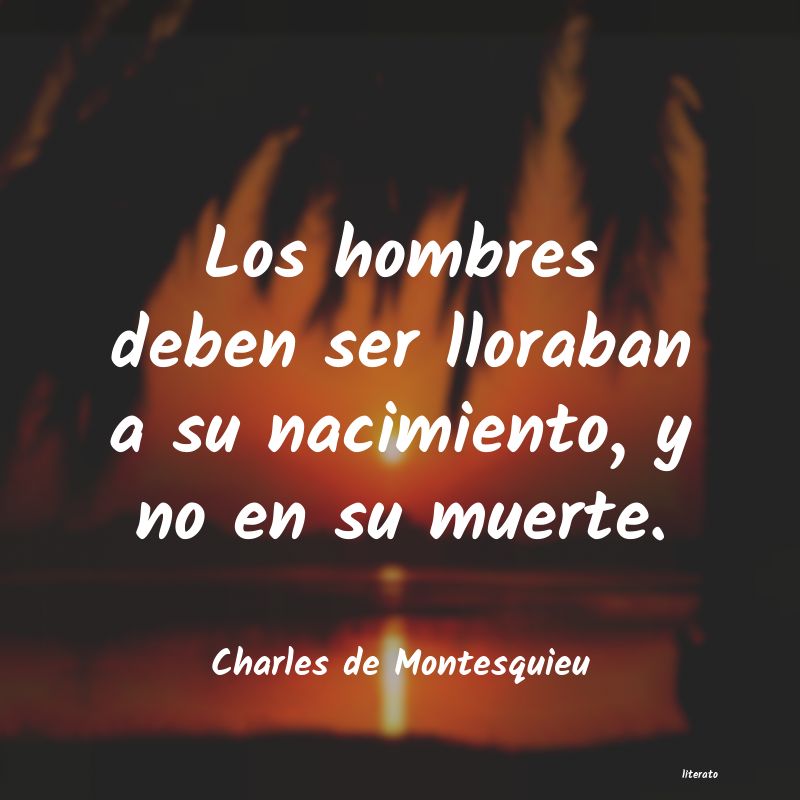 frases de Charles de Montesquieu