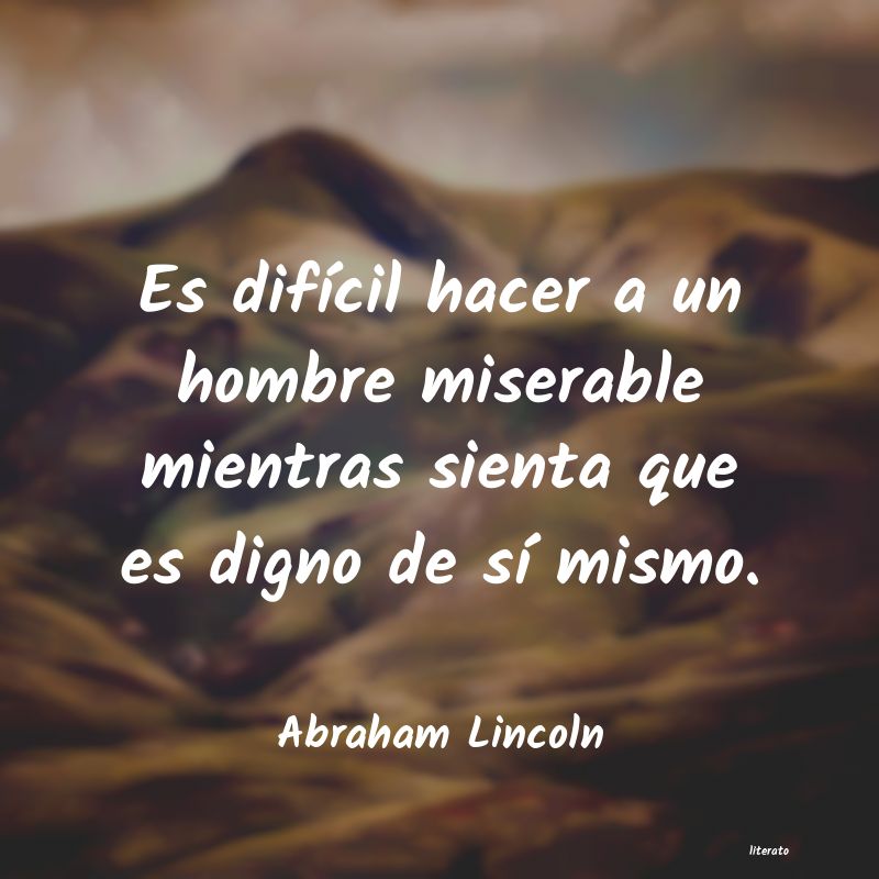 Frases de Abraham Lincoln