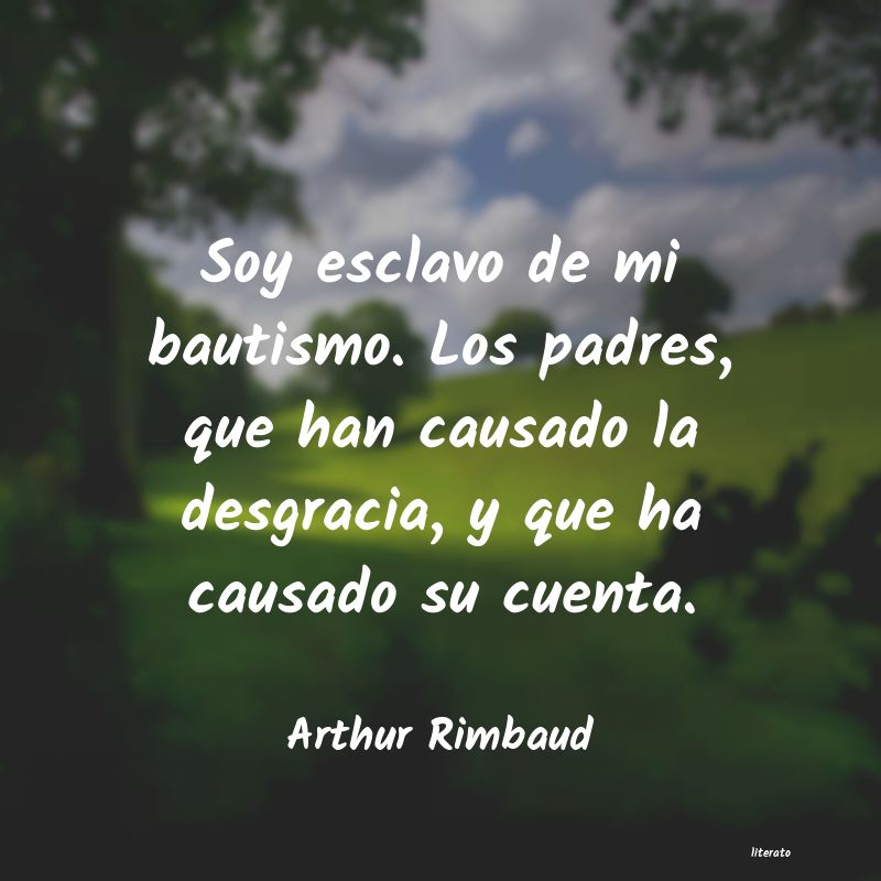 frases de Arthur Rimbaud