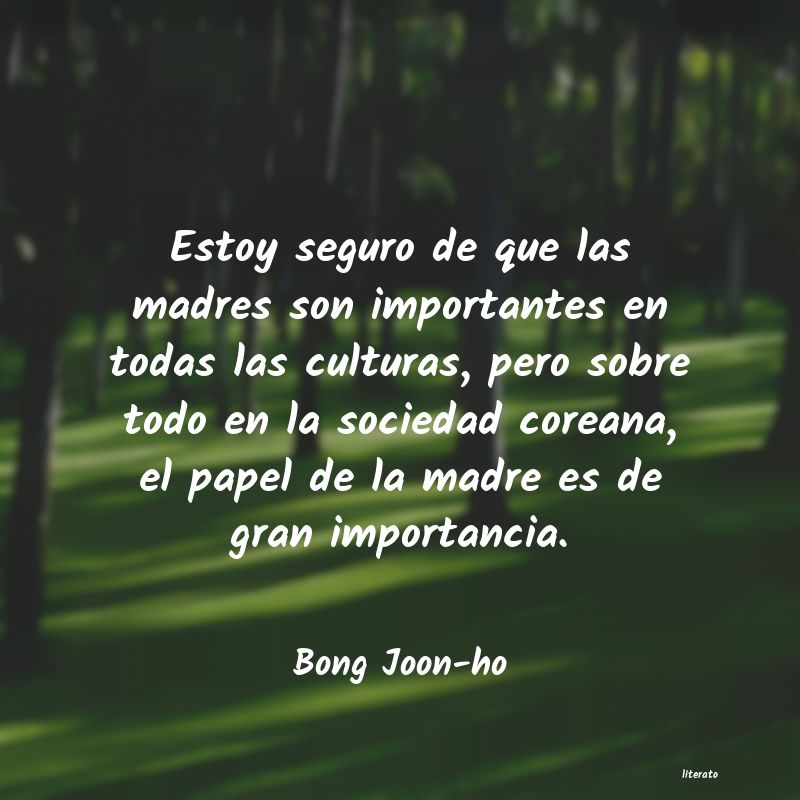 frases de Bong Joon-ho
