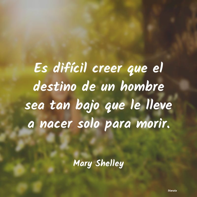 frases de Mary Shelley