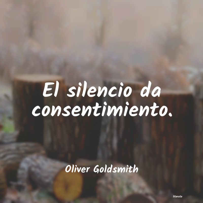 frases de Oliver Goldsmith