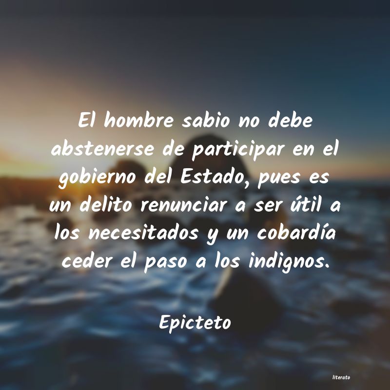 Frases de Epicteto