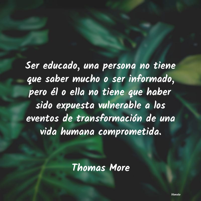 frases de Thomas More